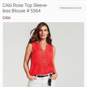 Cabi Rose top #5364. Size XL